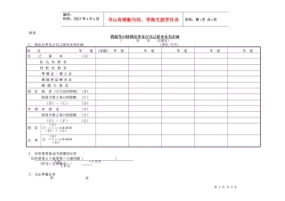 农协等财务比率及自己资本充実计画