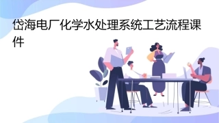 岱海电厂化学水处理系统工艺流程课件