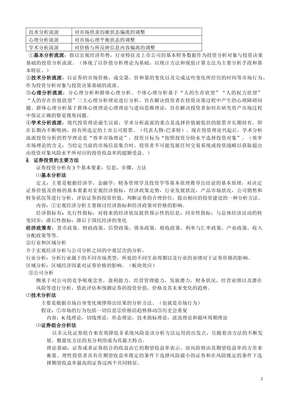 证券投资分析讲义_第2页