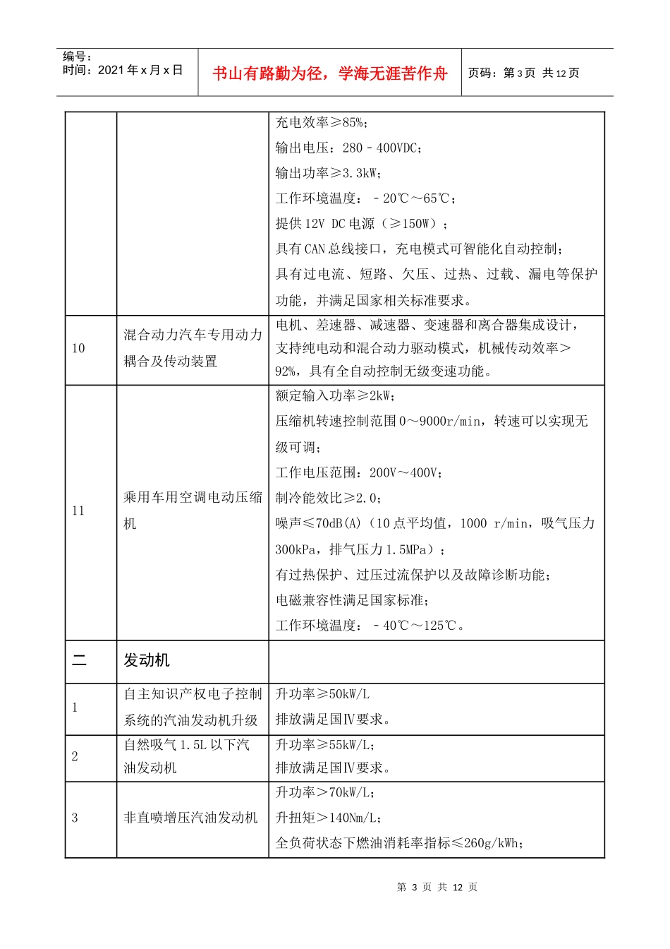 汽车产业技术进步和技术改造投资方向_第3页