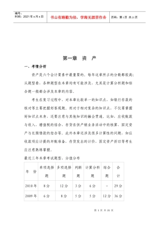 资产重要知识点总结