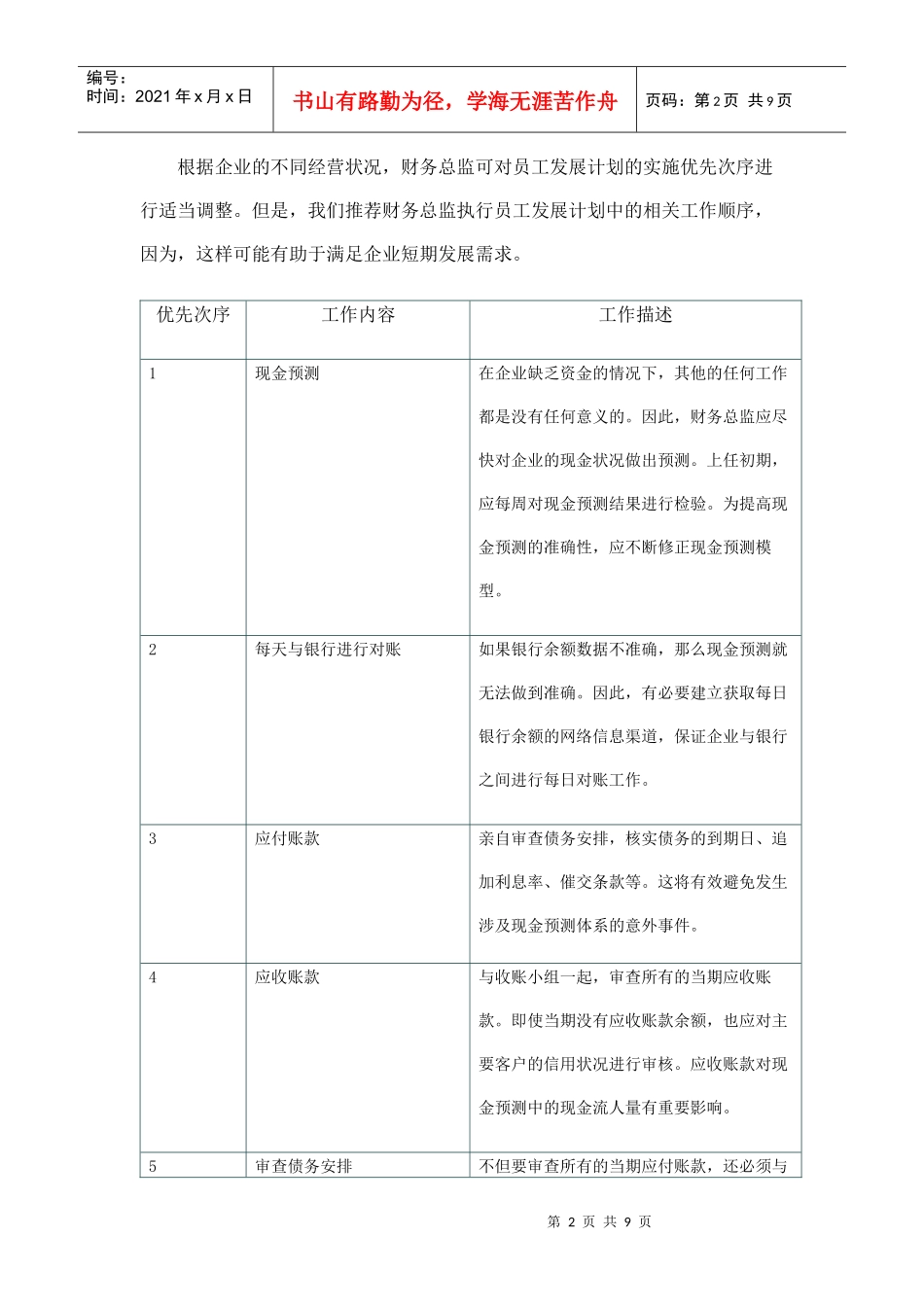 新上任财务总监的工作清单_第2页