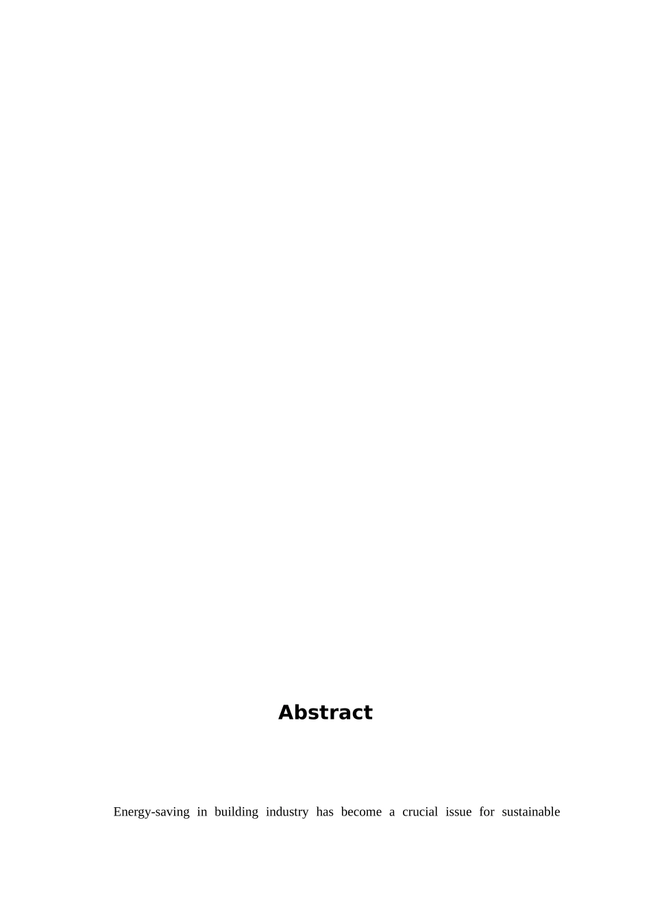 基于全寿命周期的建筑节能技术经济分析研究-硕士学位论文_第3页