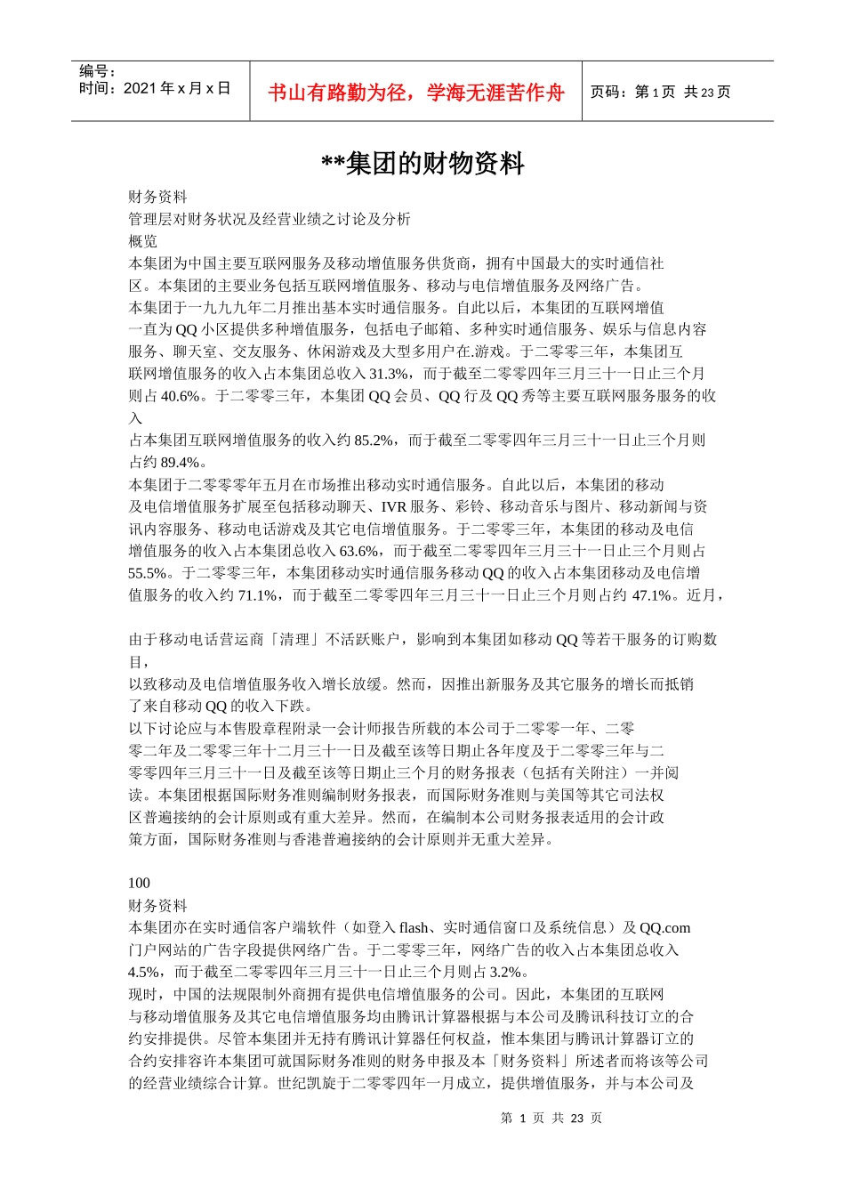 集团的财物资料(doc 22)_第1页