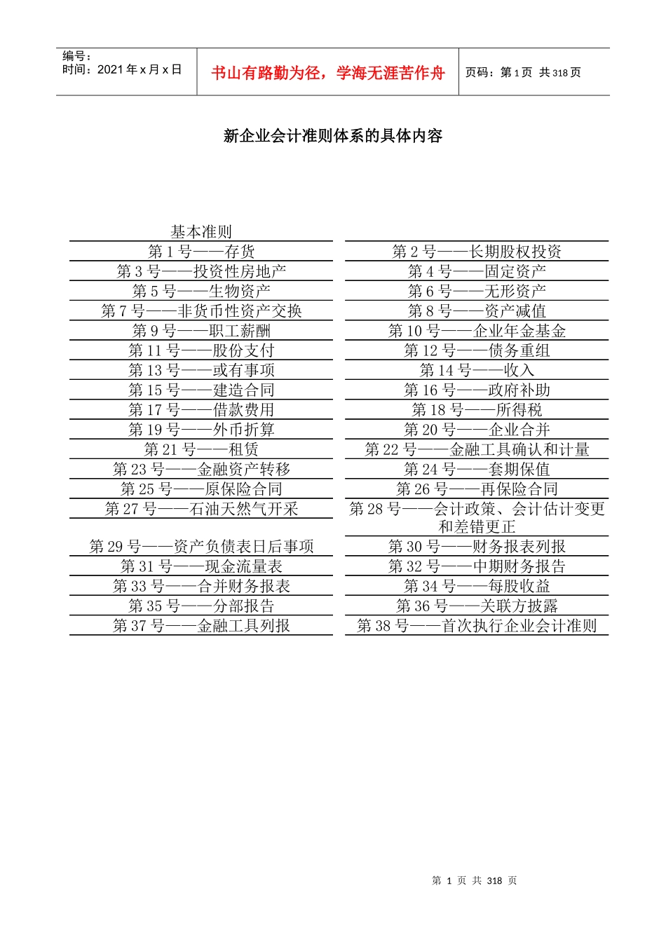 新企业会计准则内容_第1页