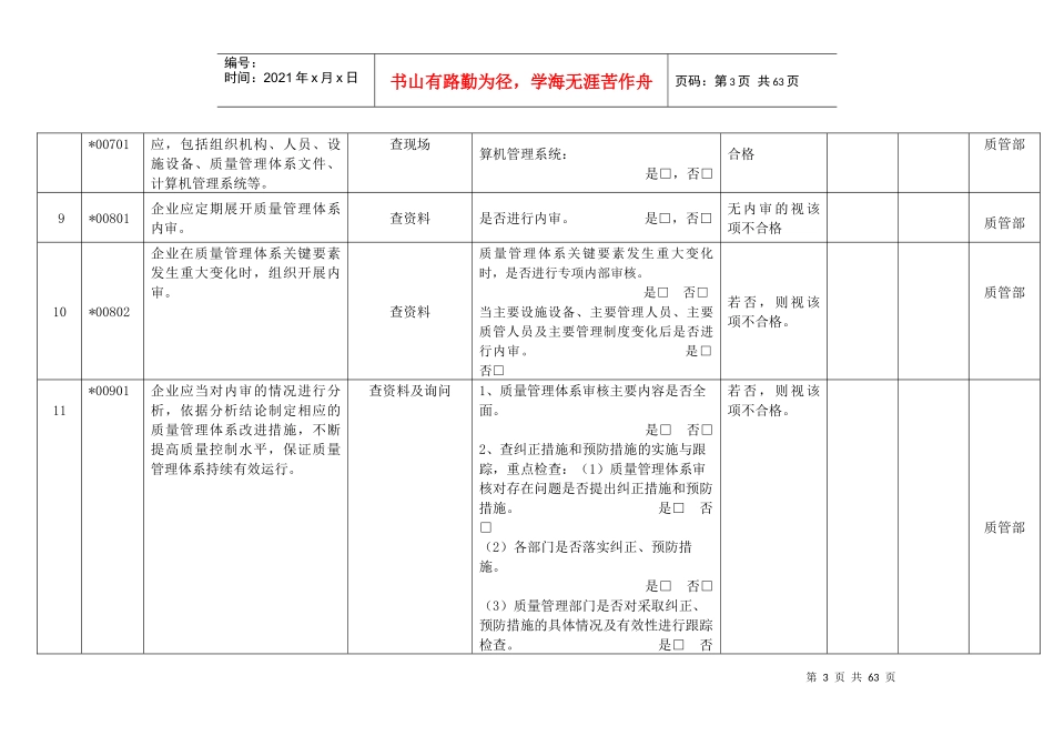 内审检查记录表_第3页