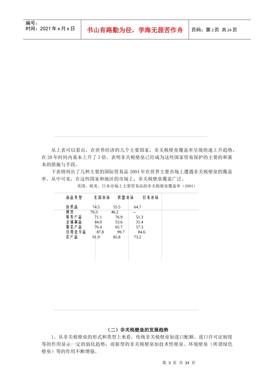 第八章非关税理论与非关税壁垒_第3页