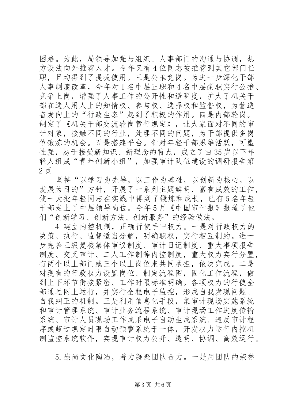 加强审计队伍建设的调研报告_第3页