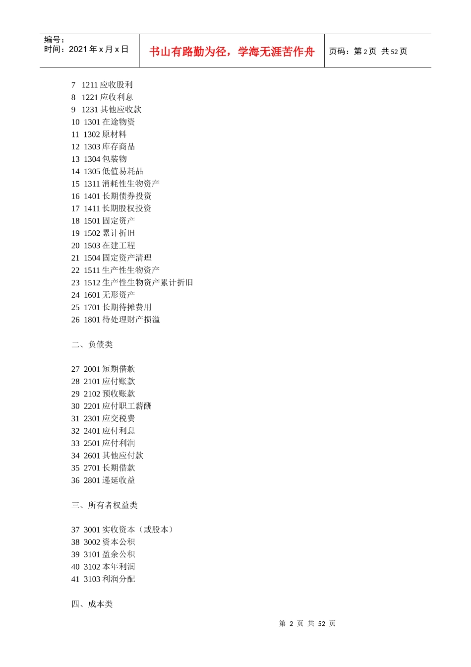 XXXX版最新小企业会计准则账务处理和财务报表_第2页