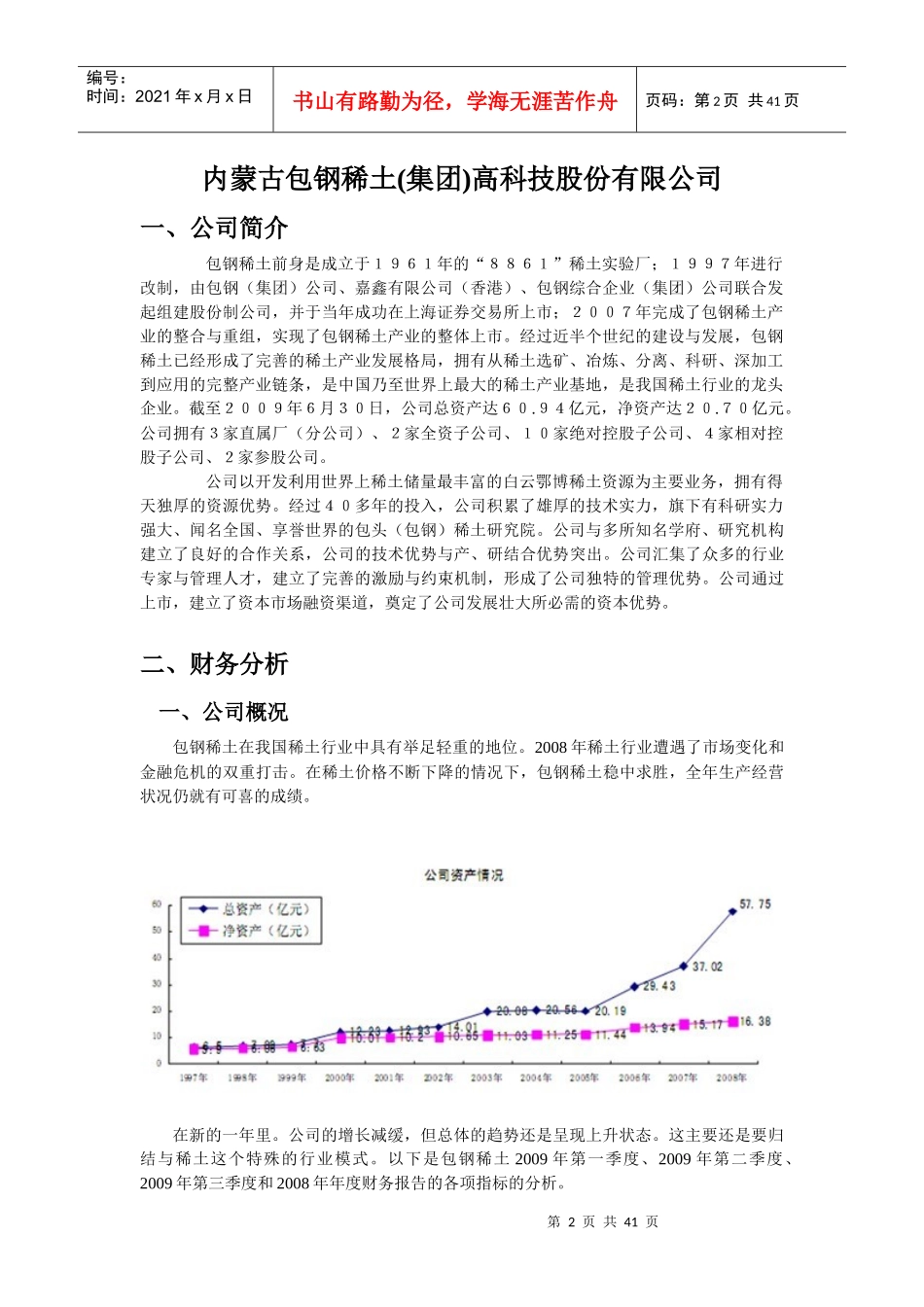 财务管理课程设计38592401_第3页