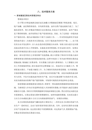 暂堵压裂技术服务方案