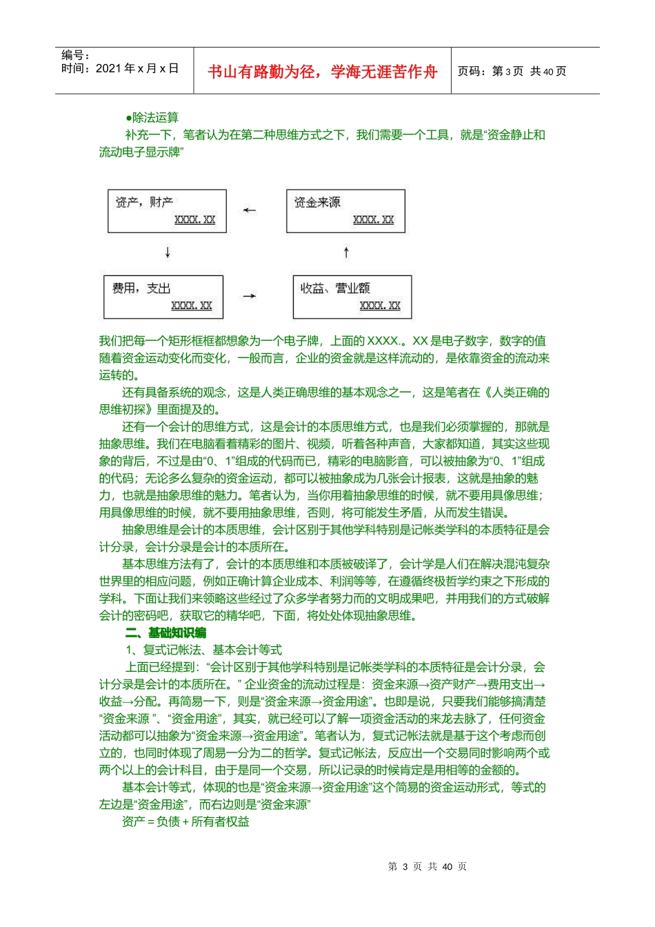 一天之内入门会计知识论述_第3页