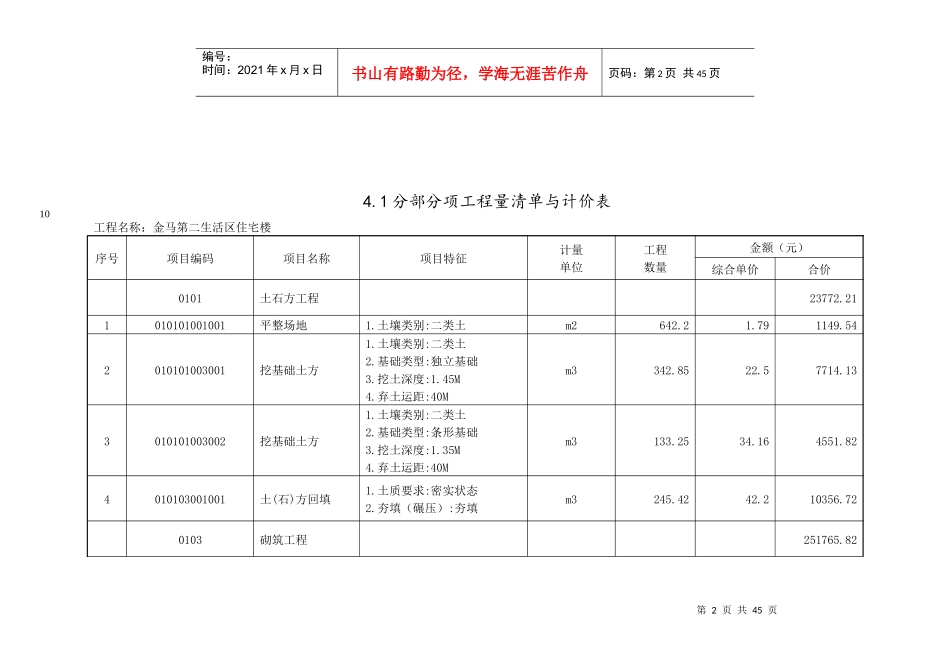 预算表格表头_第2页