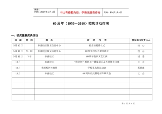 市经济党校、上海商学院60周年校庆指南