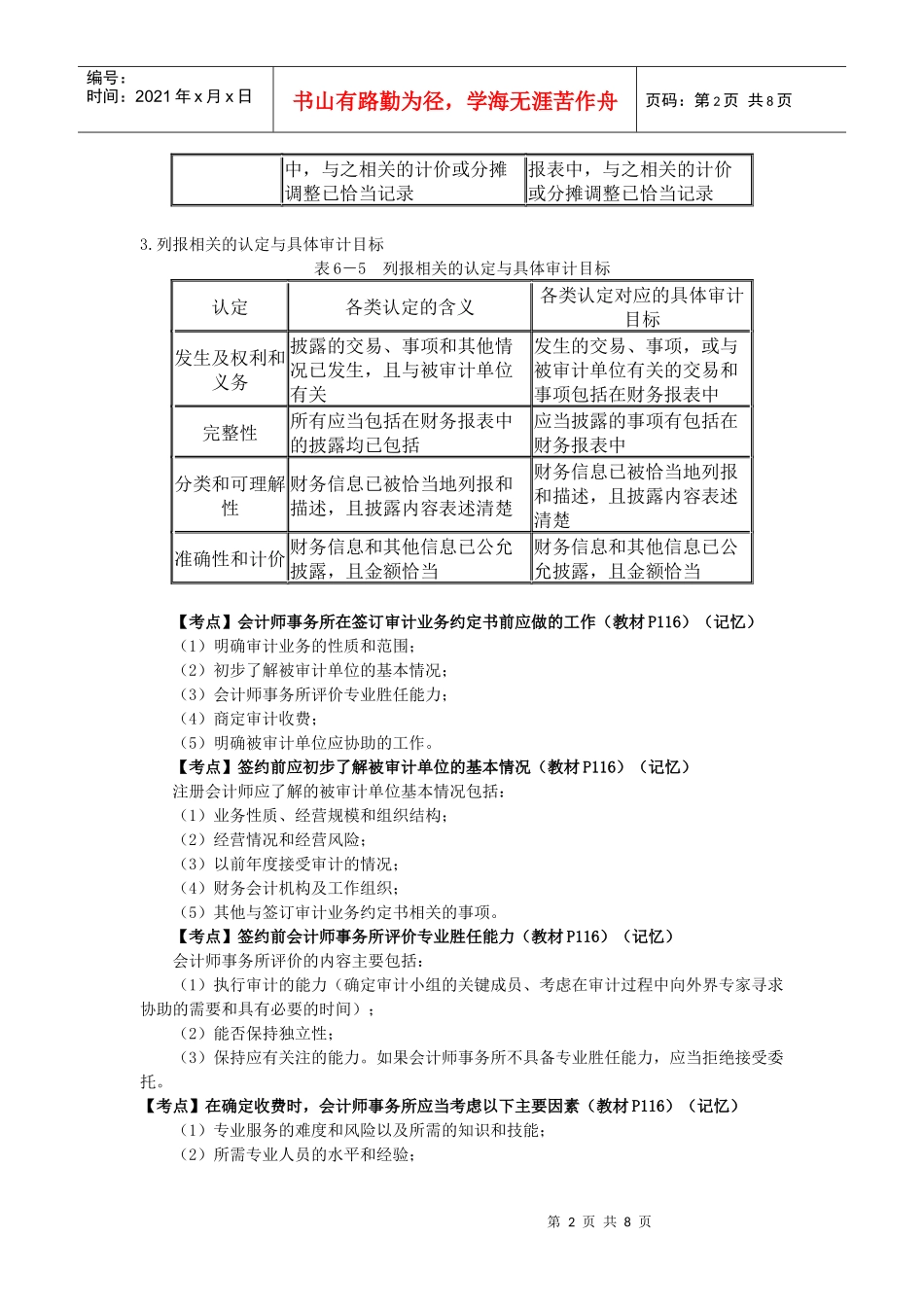 审计背诵知识点_第2页