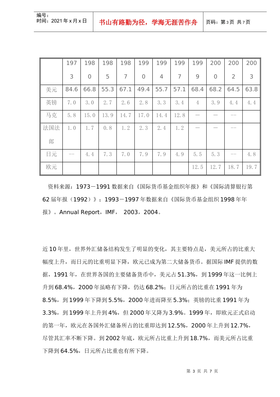 国际货币体系的运行特征(doc 6)_第3页