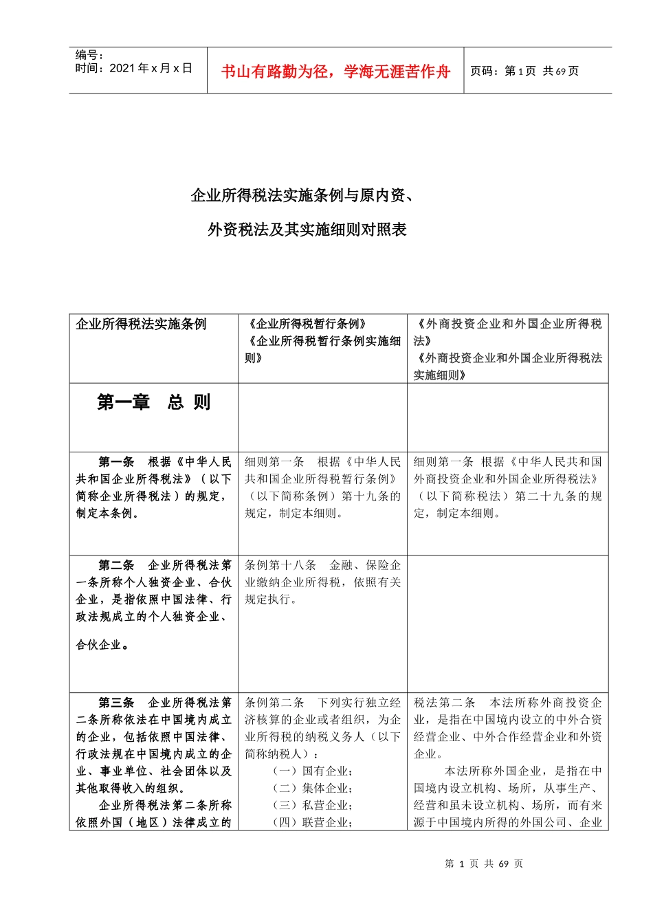 企业所得税法实施细则_第1页
