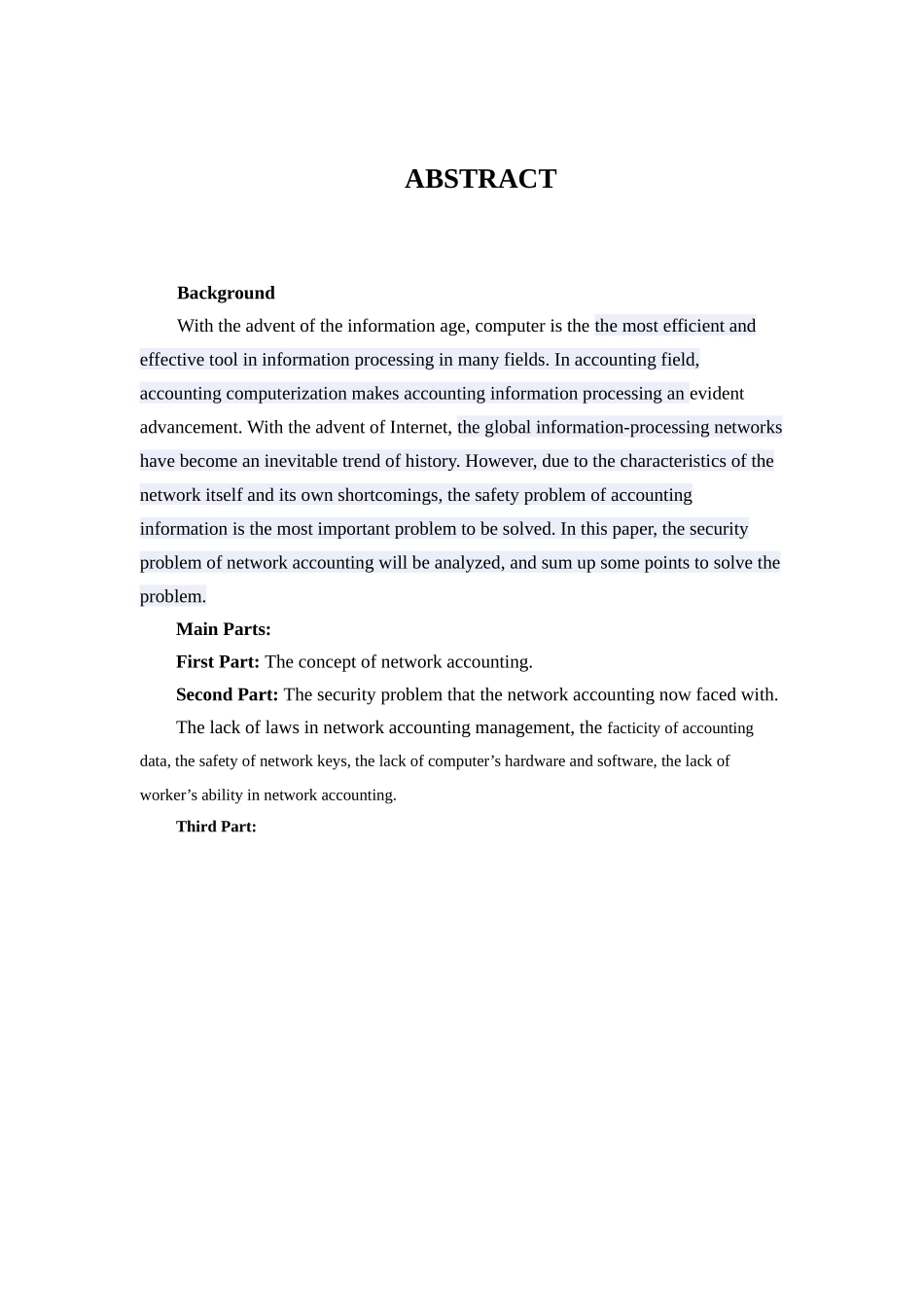 浅议网络会计中的安全性问题以及对策_第2页