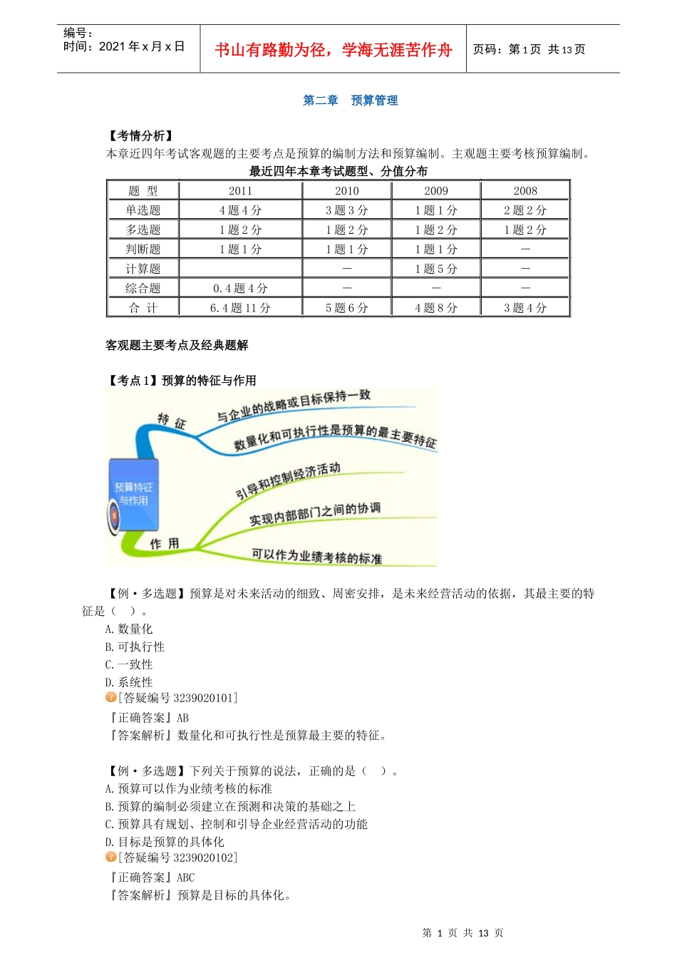 XXXX年中级财务管理_习题班讲义_大家网_陈华亭0201_第1页