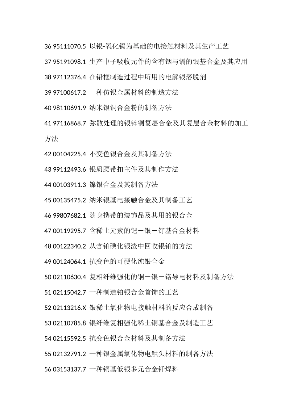 银合金生产配方设计新工艺与制备新技术新方法及专利技术手册_第3页