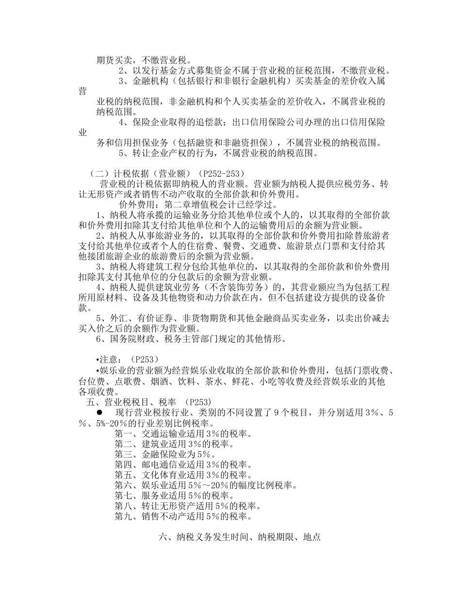 营业税计算、申报与会计处理_第2页