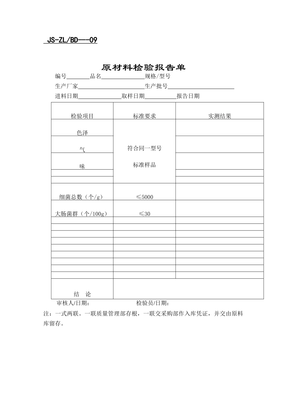 质量管理表单_第2页