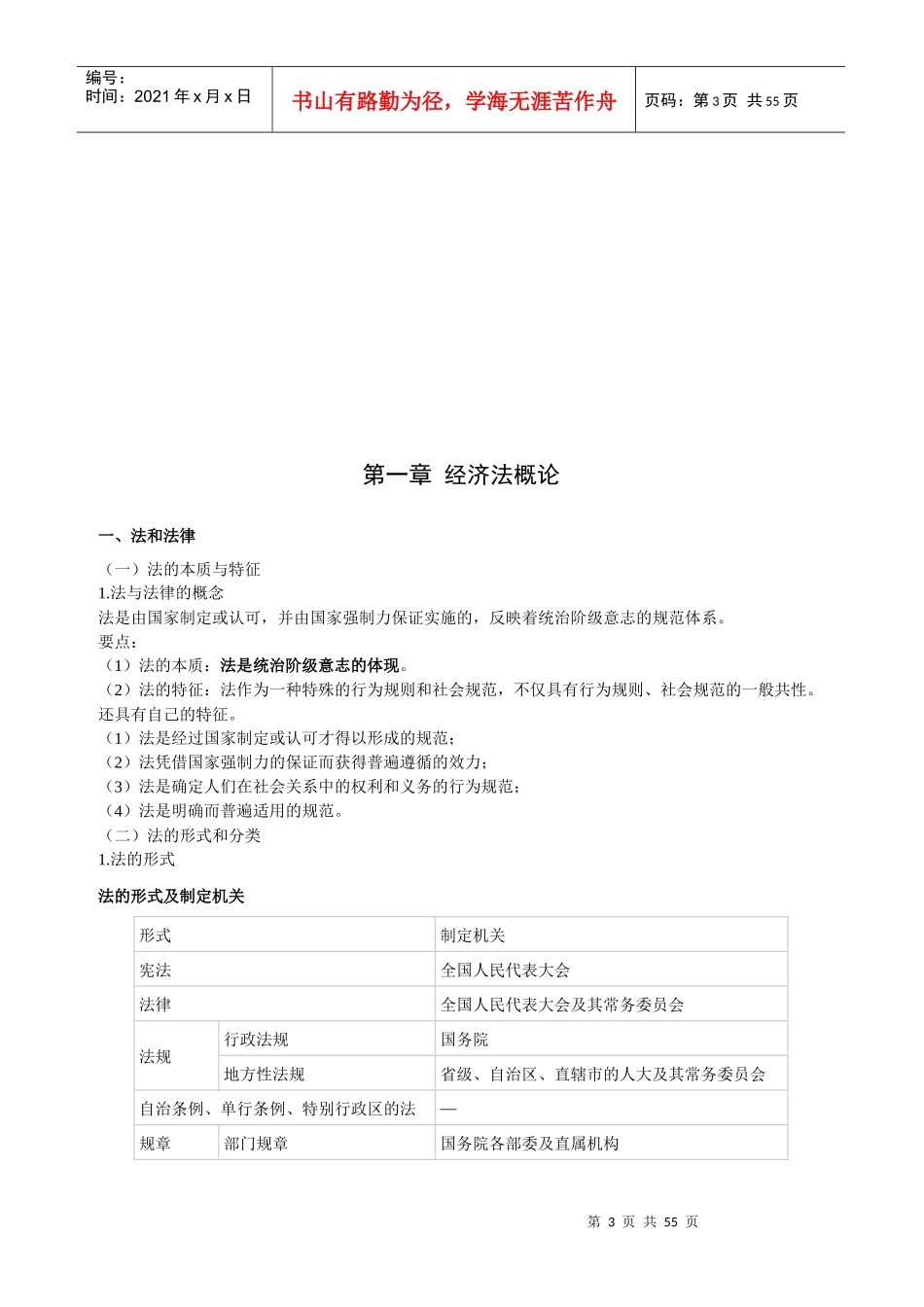 初级经济法基础知识_第3页