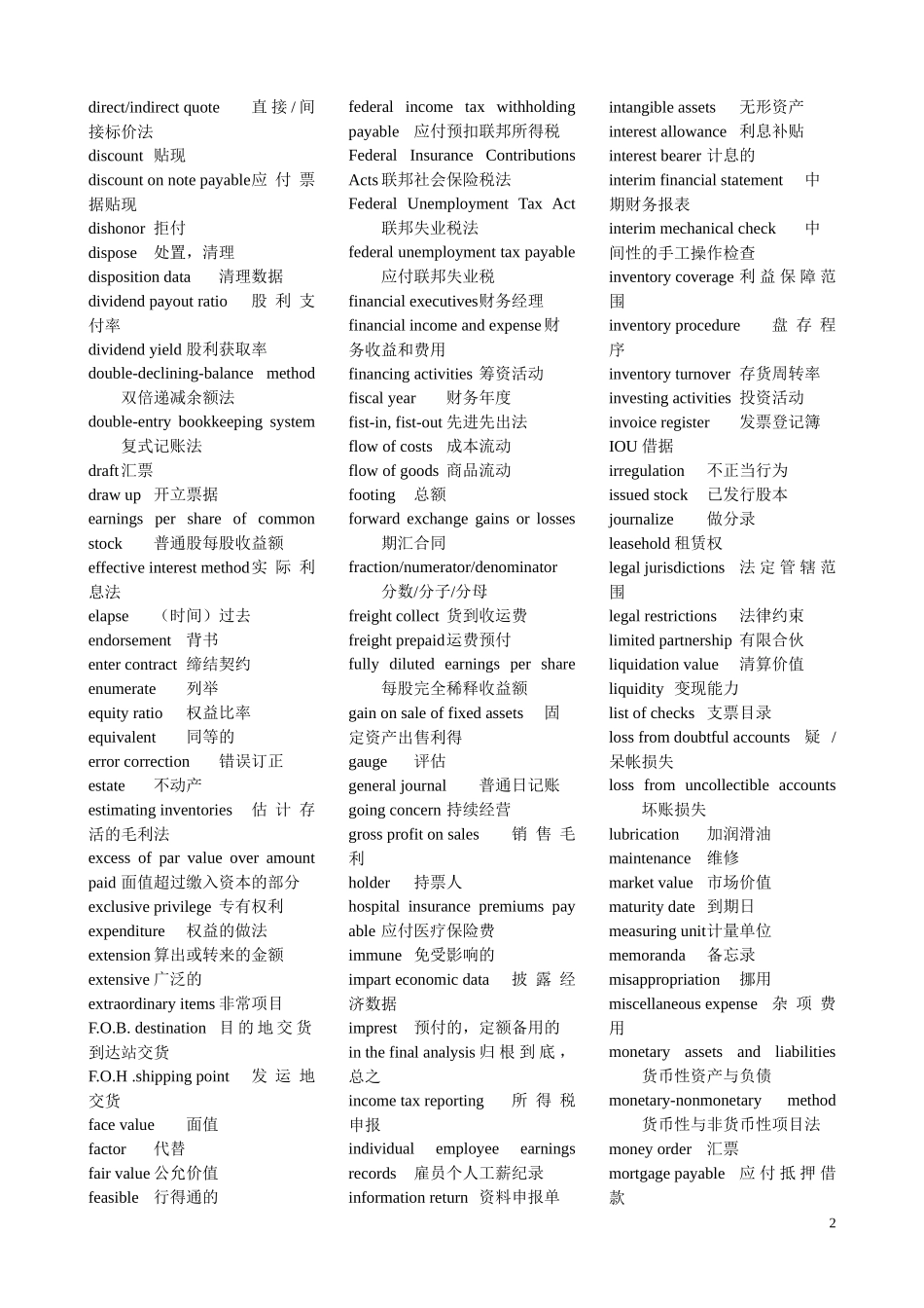 专业会计英语单词 (1)_第2页