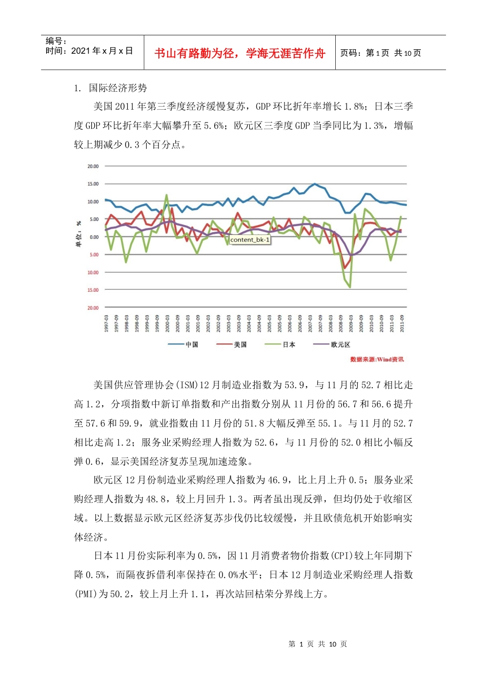 XXXX年12月宏观经济分析_第1页