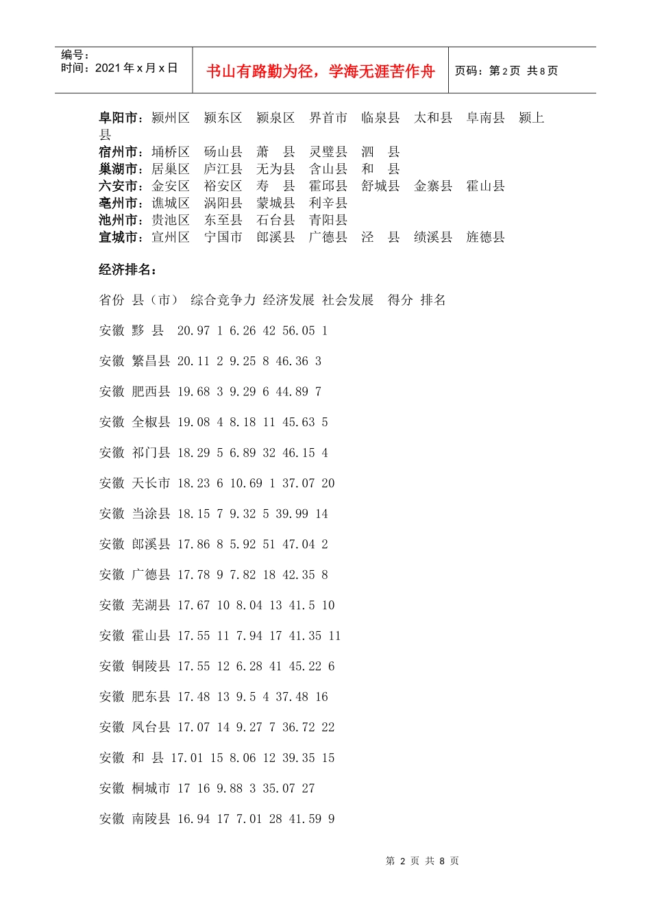 安徽经济数据_第2页