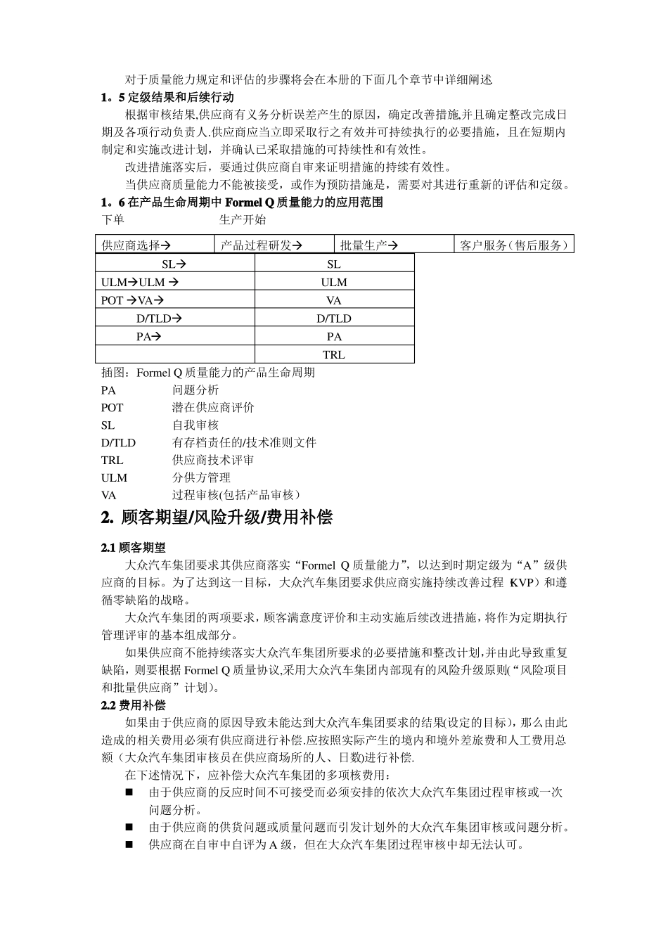 大众供应商质量能力评定_第2页