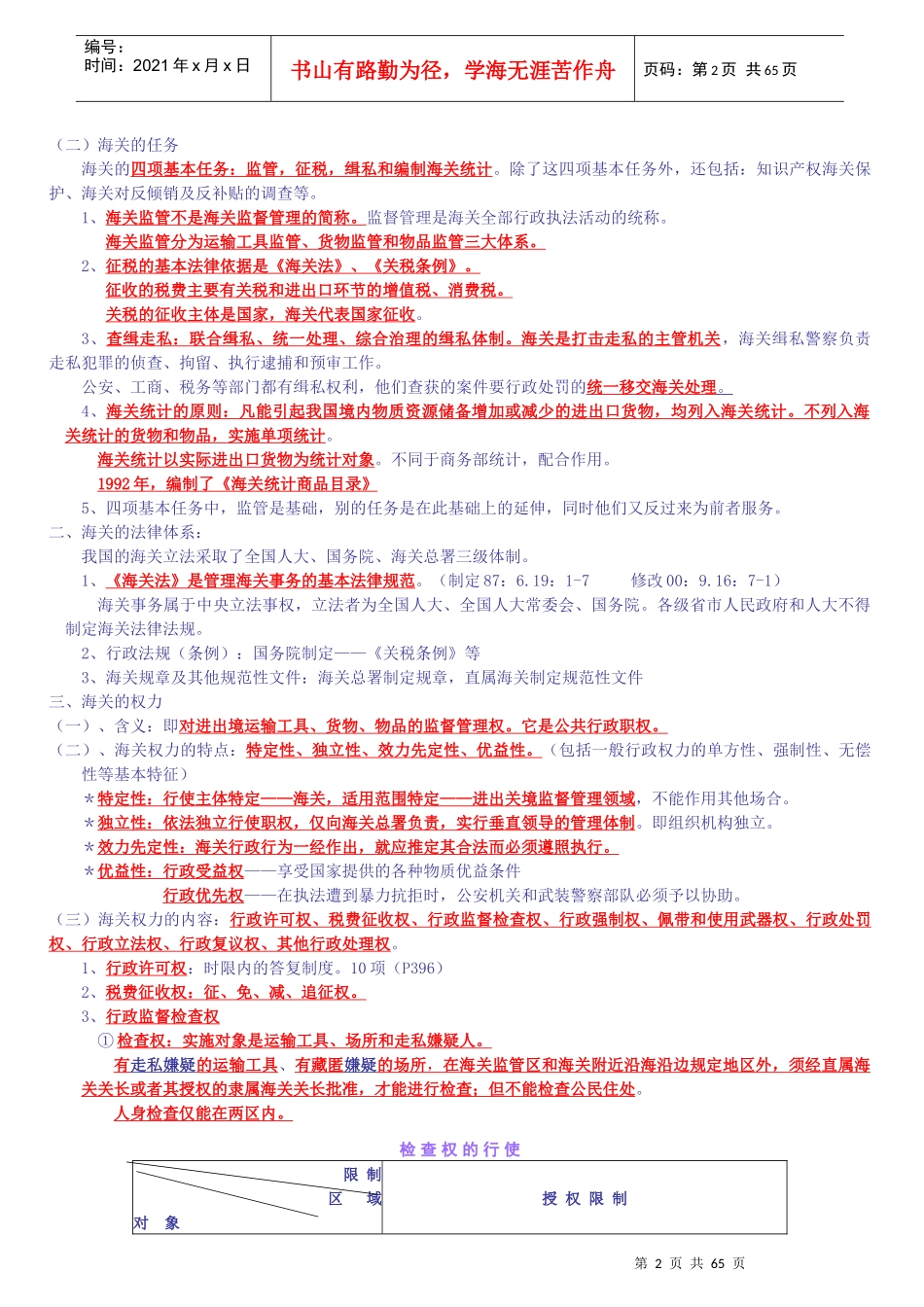 XXXX报关员讲义(完全)珍藏版_第2页