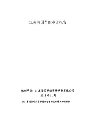 江苏海国节能审计报告