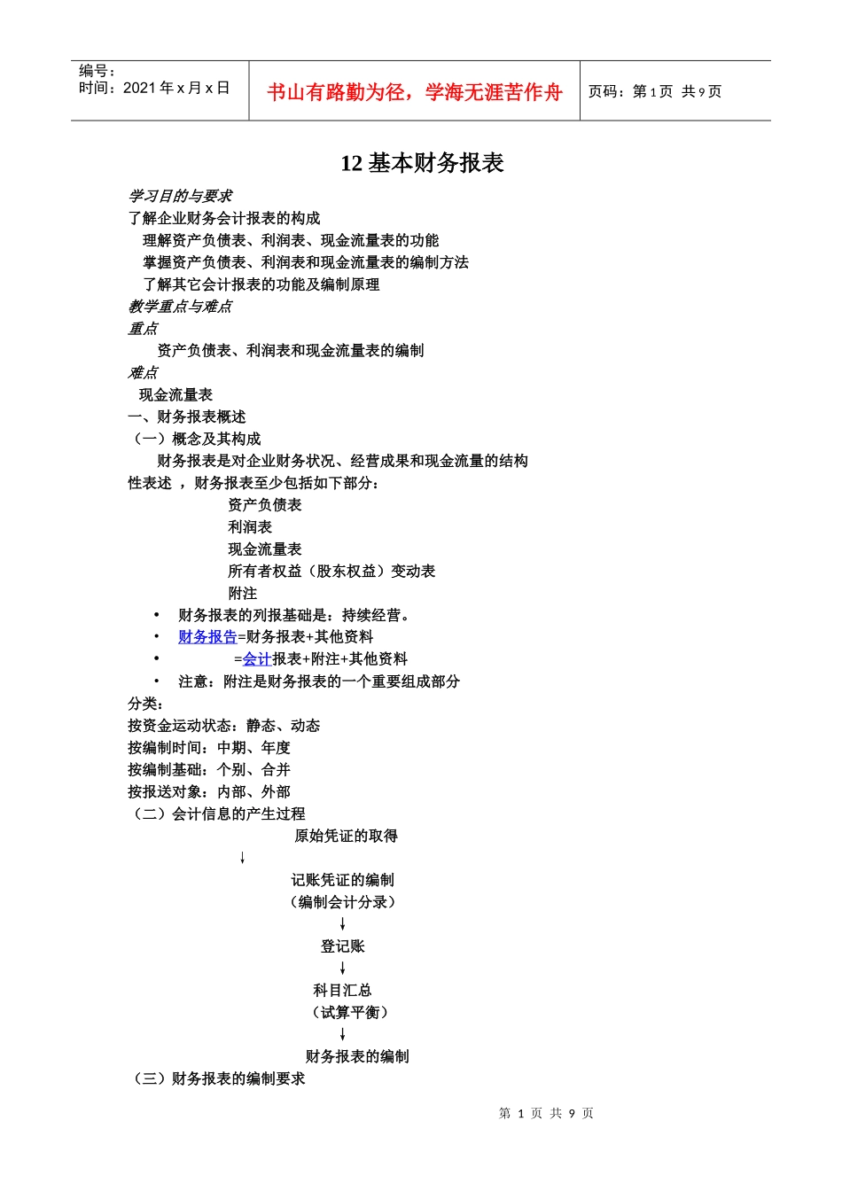 12 基本财务报表_第1页