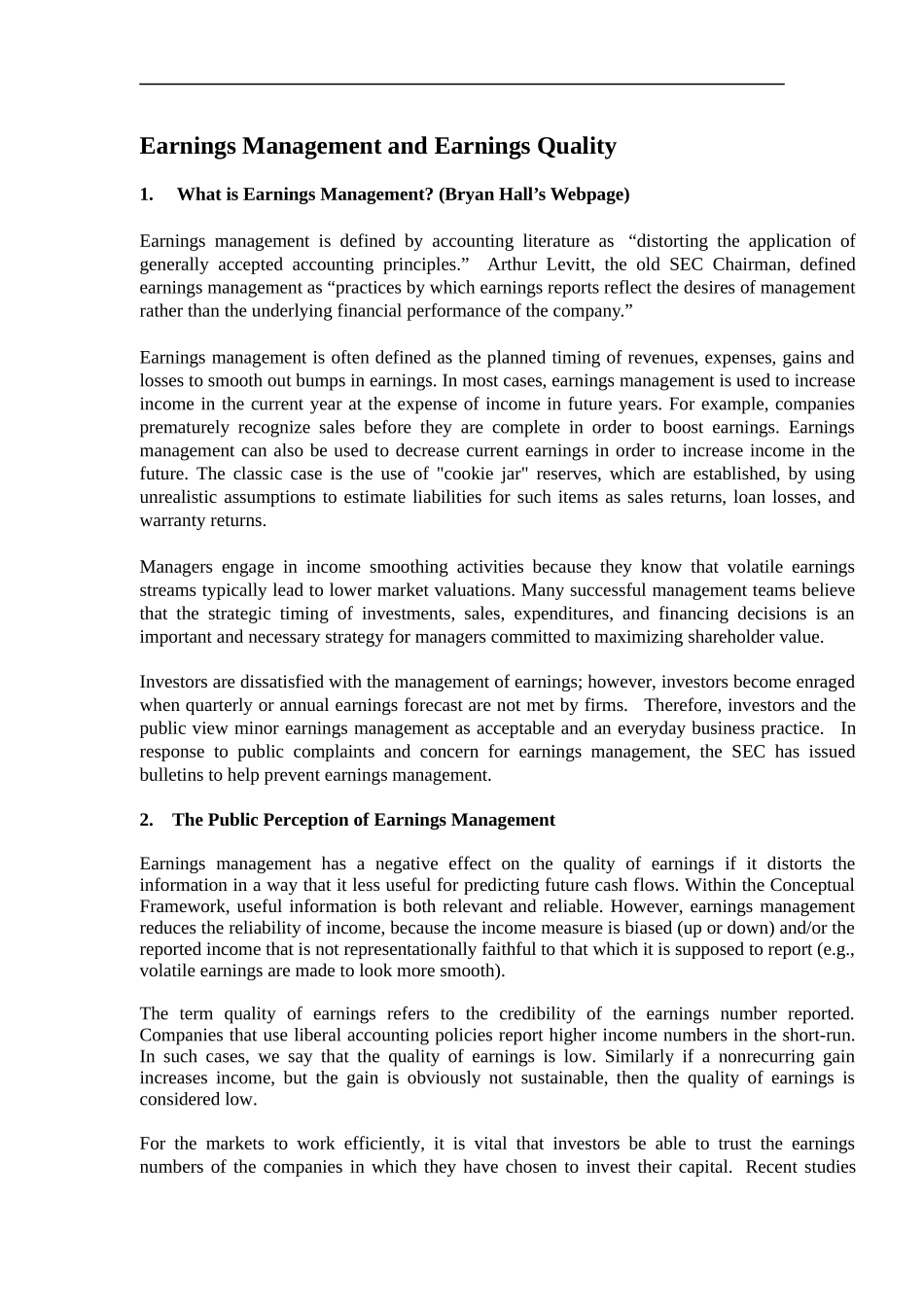 盈利质量和盈余管理_第1页