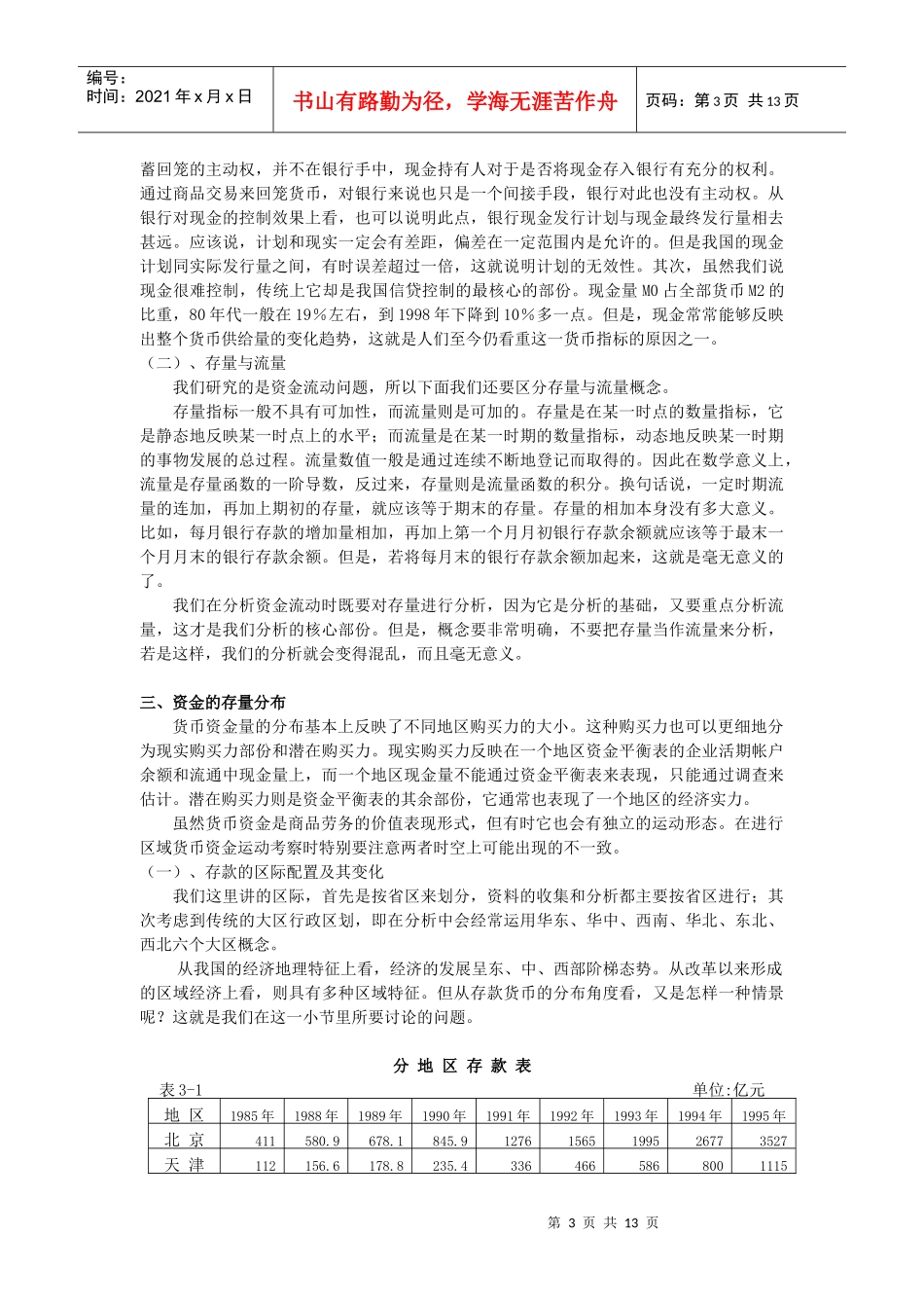 区域货币资金流动论辅导_第3页