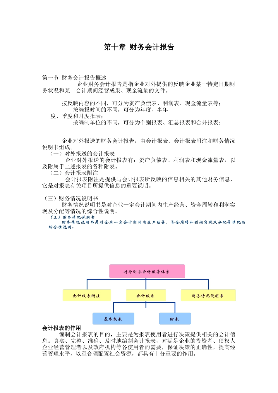 10第十章 财务会计报告(doc24)_第1页