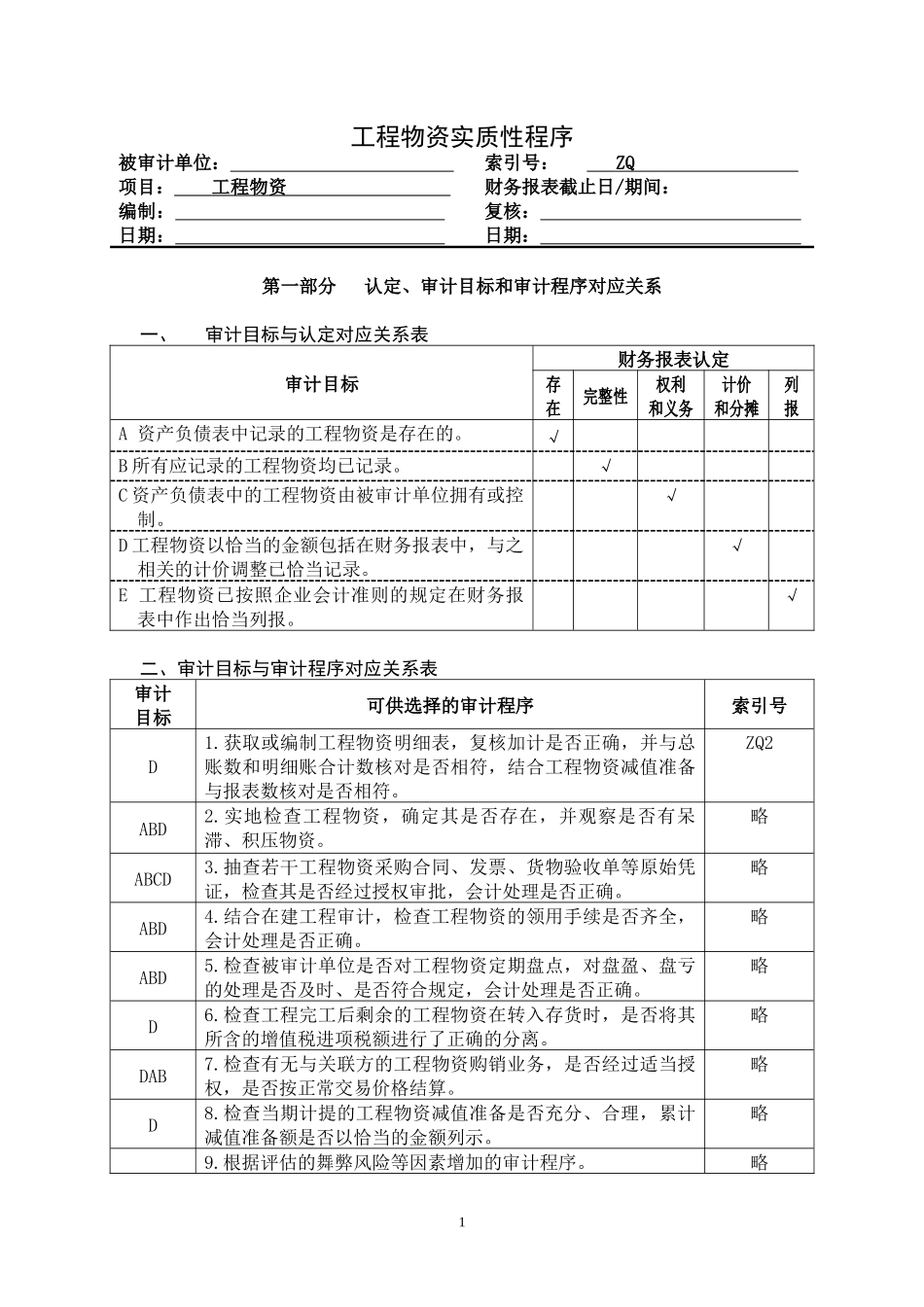 3-2-1-17资产类——工程物资_第1页