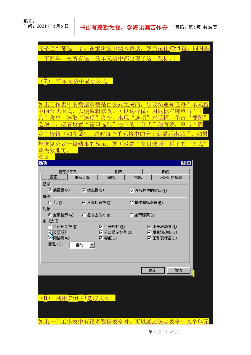 财务人员必备的电子表格使用技巧（DOC30页）_第3页