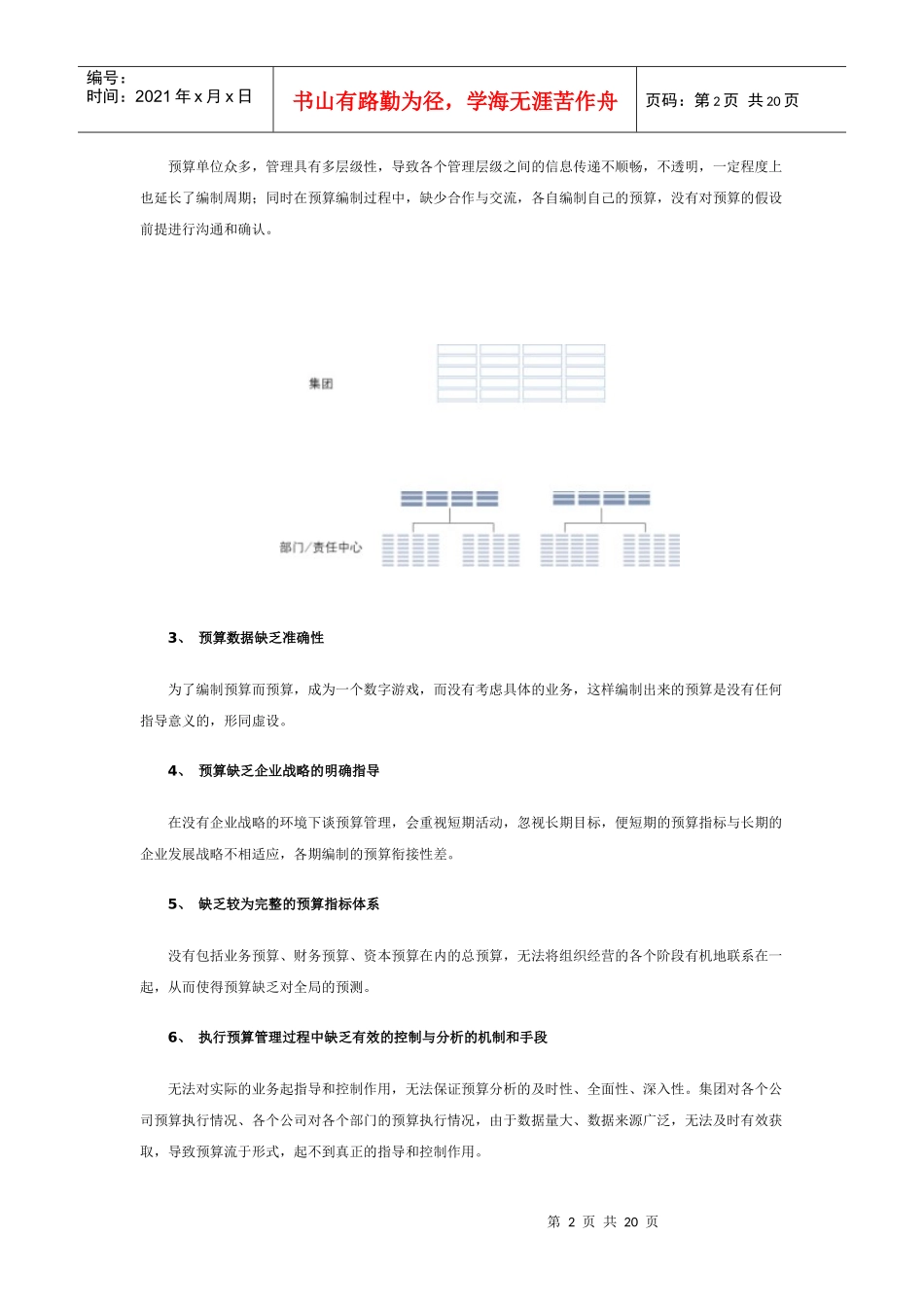 集团全面预算管理解决方案(DOC 17)_第2页