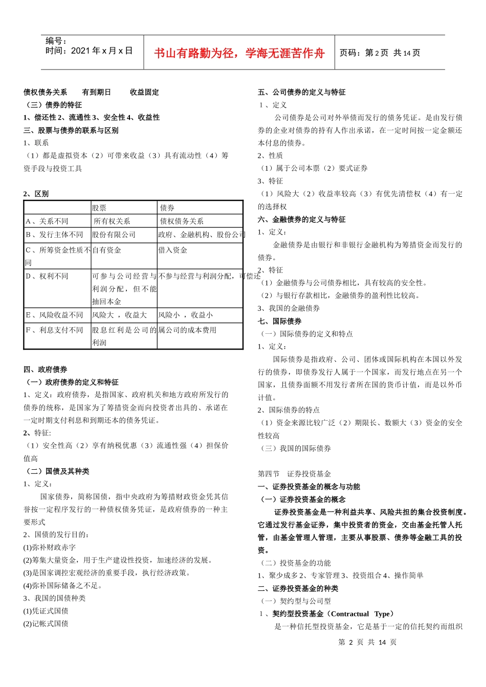 证券投资工具及其宏观经济分析_第2页