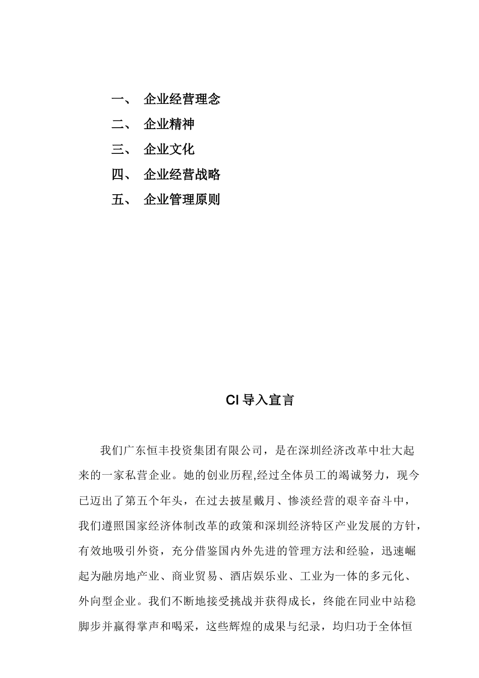 广东恒丰投资集团CI导入案例_第3页