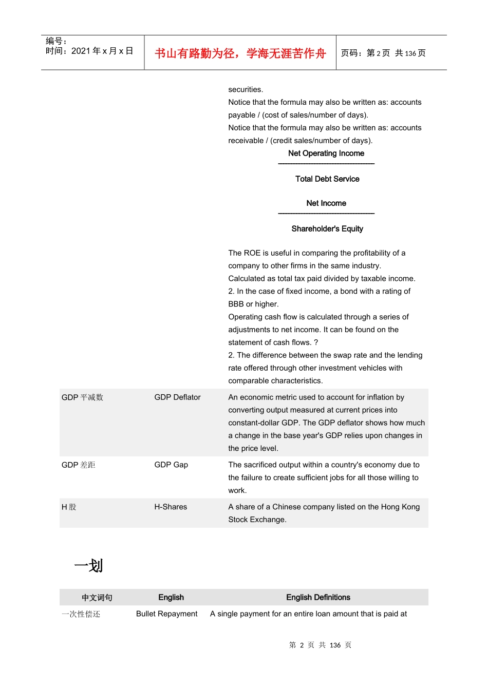 财经词典-汉英对照_第2页