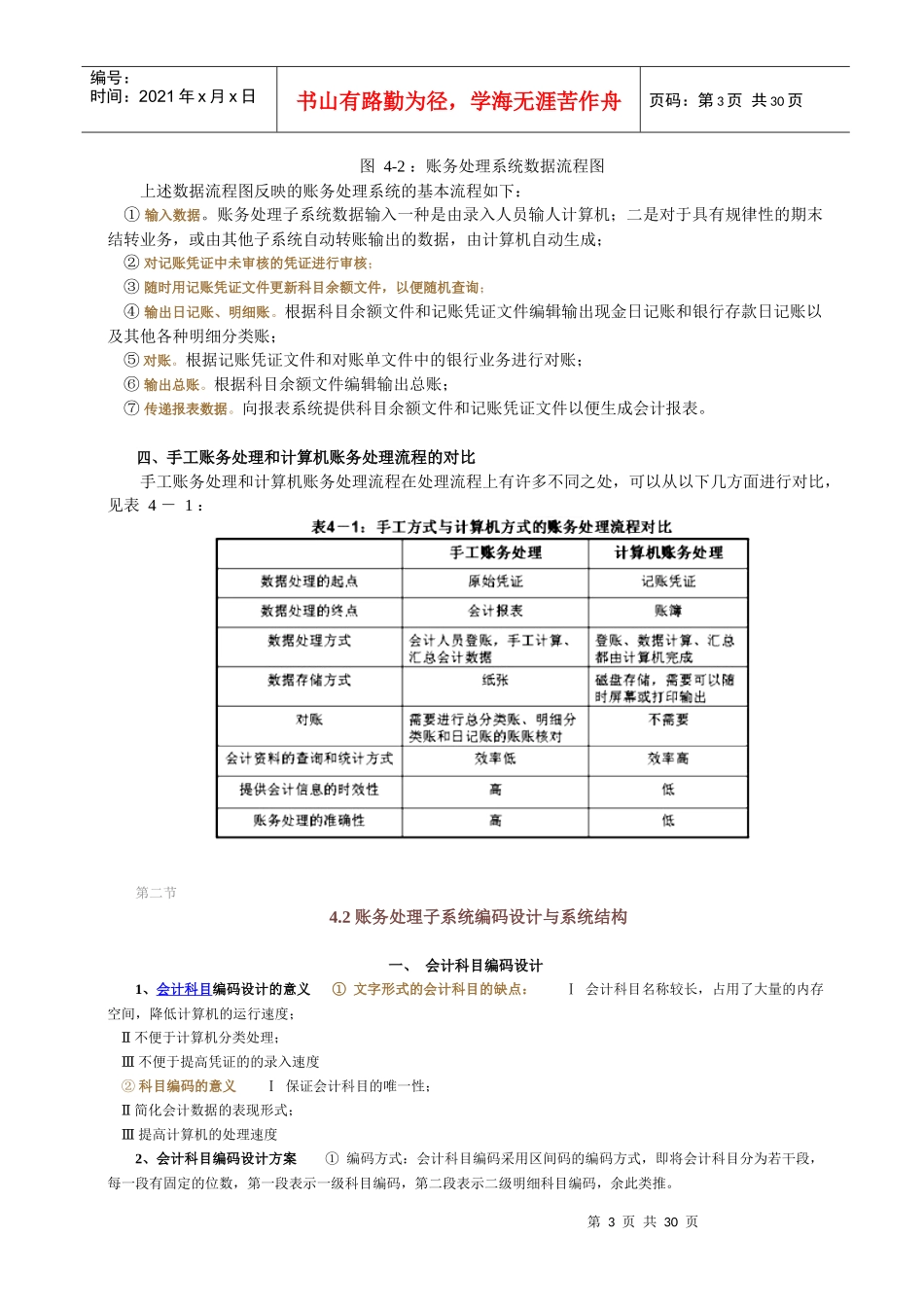 《会计信息系统及其课程设计》四_第3页