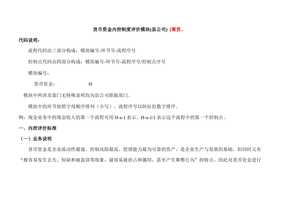 县公司货币资金内评价(修改稿)_第1页