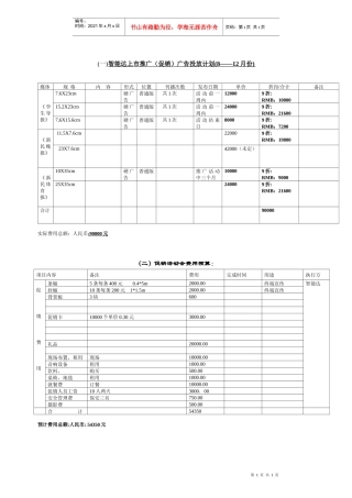 智能达费用预算