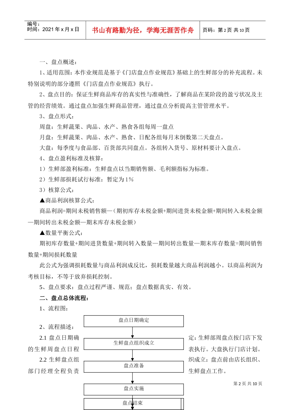 第二节生鲜盘点手册(DOC11页)_第2页
