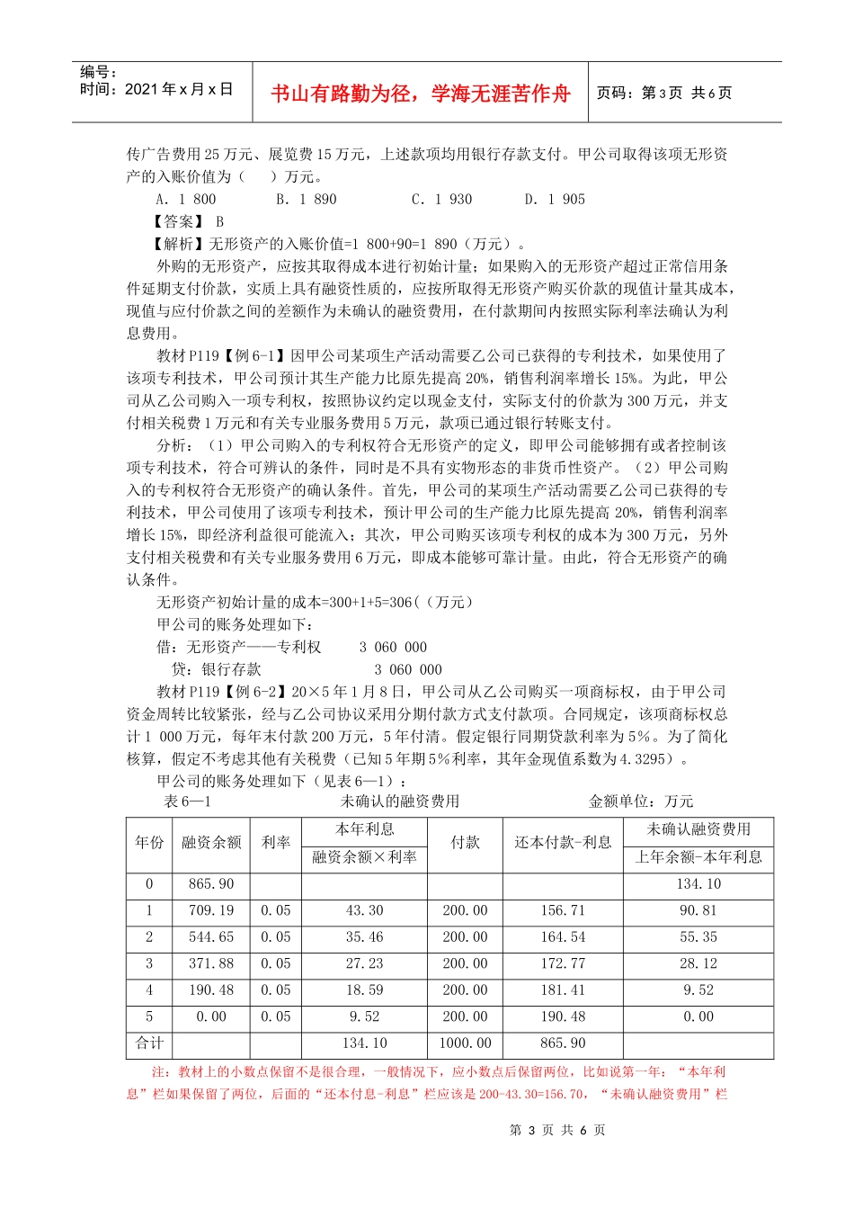 无形资产的确认和初始计量_第3页