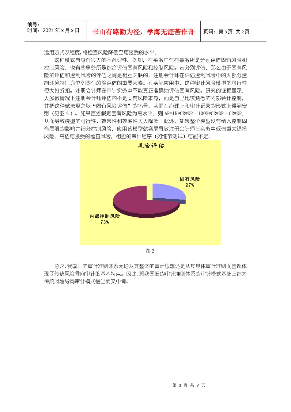 对新旧审计准则的比较研究_第3页