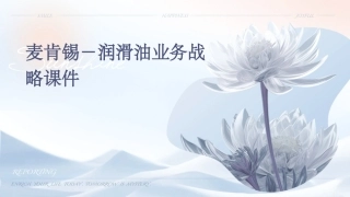 麦肯锡－润滑油业务战略课件